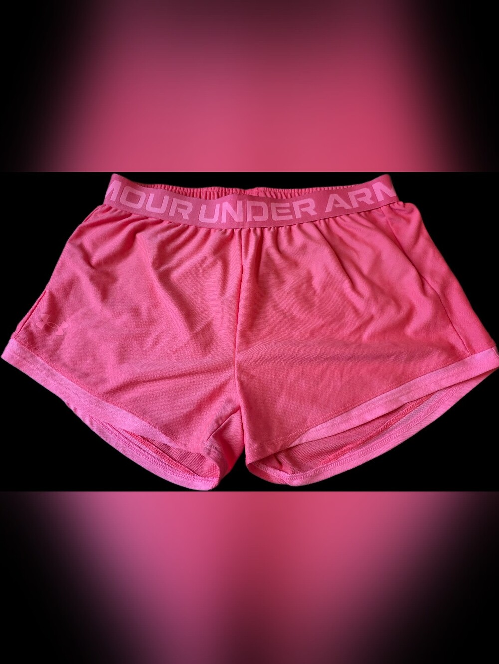 Under Armour Pink Athletic Shorts YLG